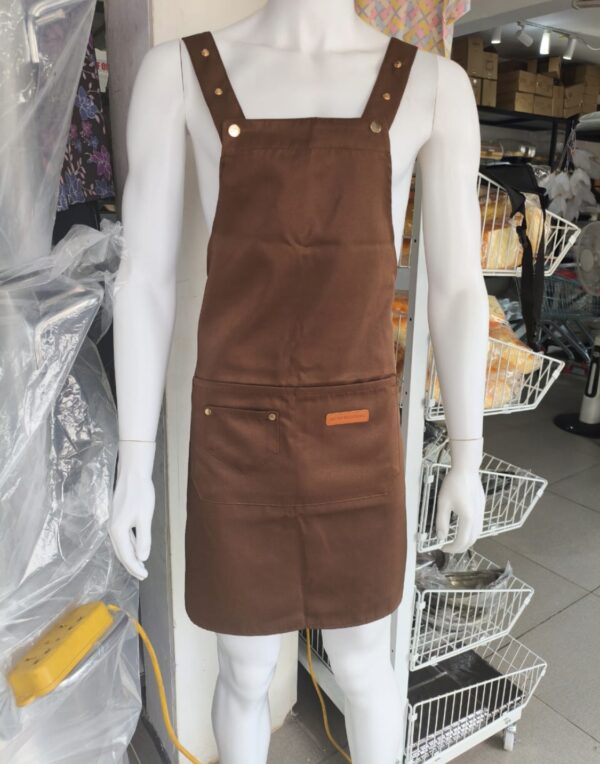 Denim Apron-Orange