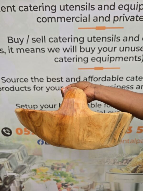 Wooden Bowl With Handle 001