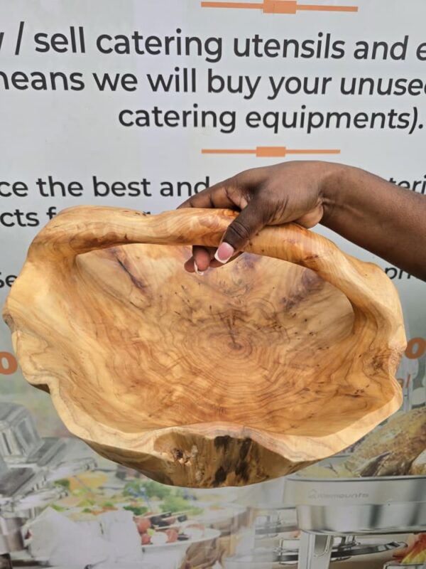 Wooden Bowl With Handle 001