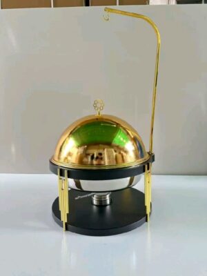 8litre gold dome hanging dish