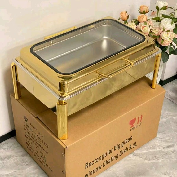 Firm Leg Gold Chaffing Dish