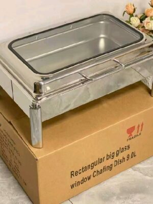 Firm leg silver dish