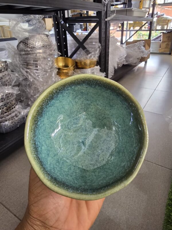 Colored soup bowls