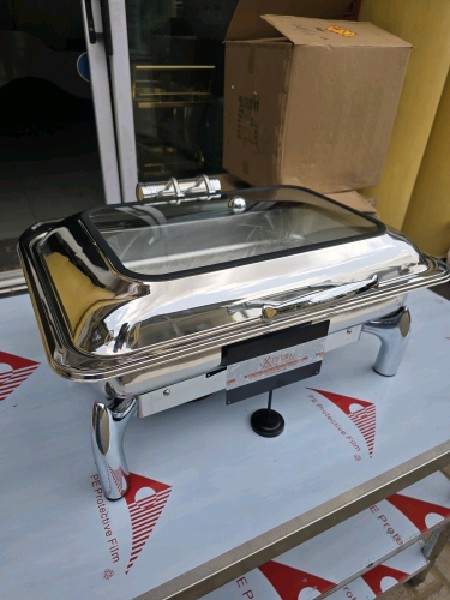 Rectangular Silver Open Leg