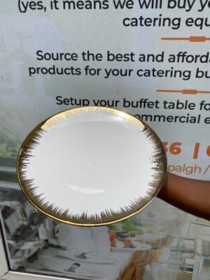 Round gold plate Round gold plate