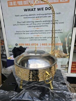Silver & Gold Hanging Dish