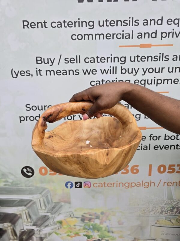 Wooden Bowl With Handle 002