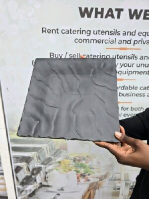 Square black plates Square black plates