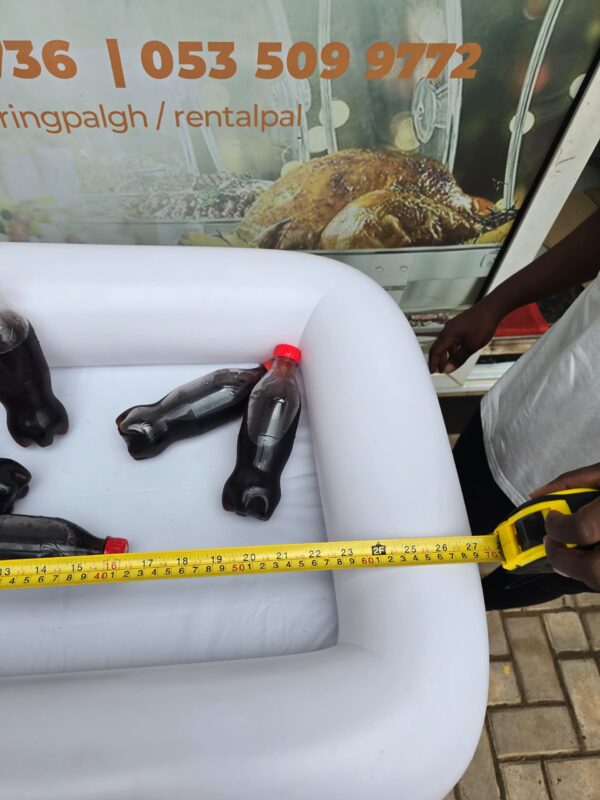 Inflated ice bucket