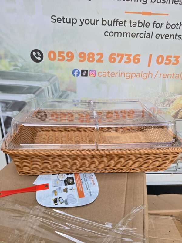 3 Basket With Flip Lid