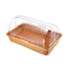 Basket With Roll Top Lid