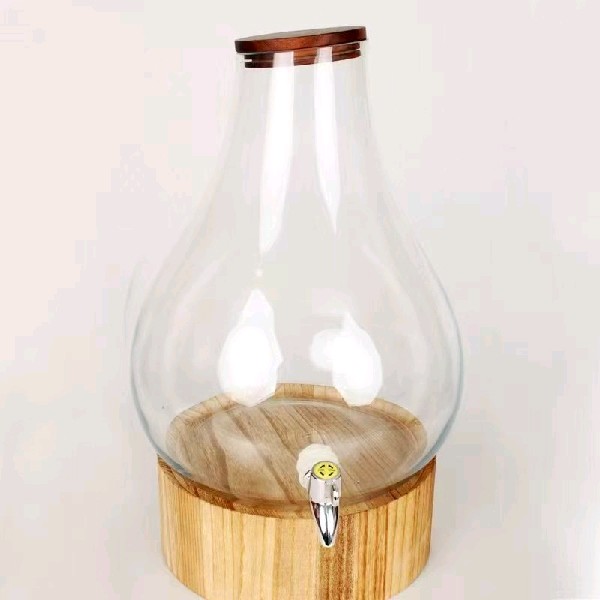 Glass Dispenser with Stand