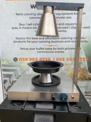 Single Lamp Food Station Silver