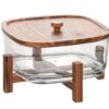 Square Bowl with Stand