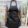 black apron