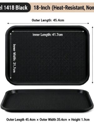 Black Serving Trays