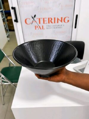 Black deep melamine bowl Black deep melamine bowl