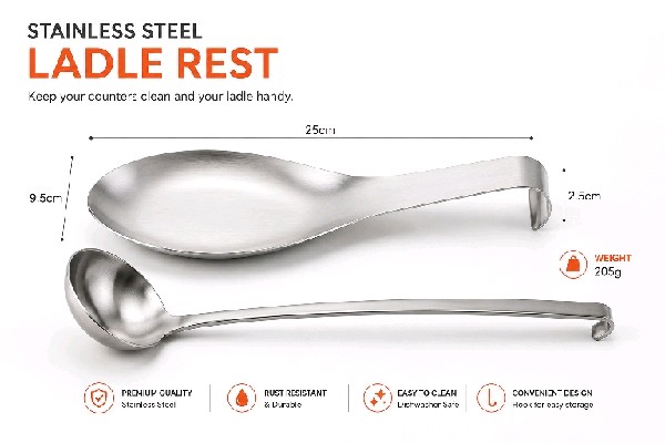 Flat Ladle Rest