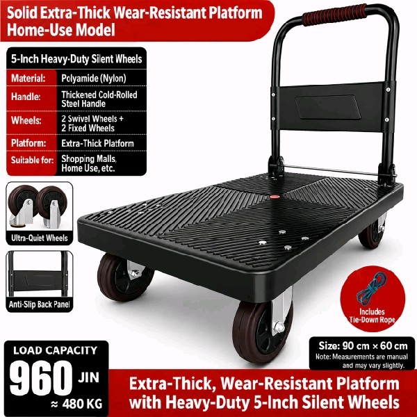 Flat bed trolley