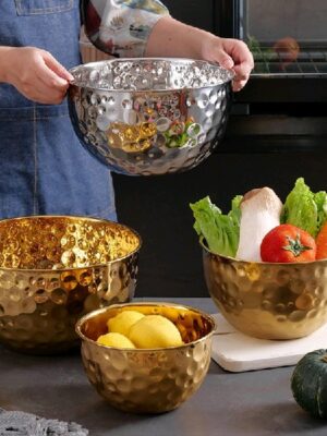 Hammered gold chili