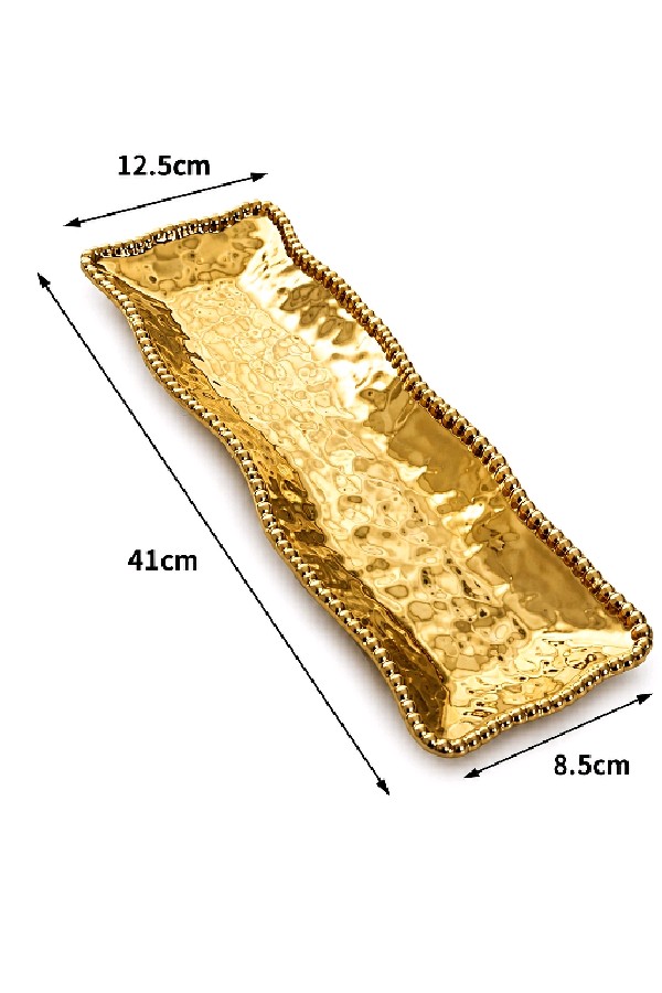 Long Beaded Platter