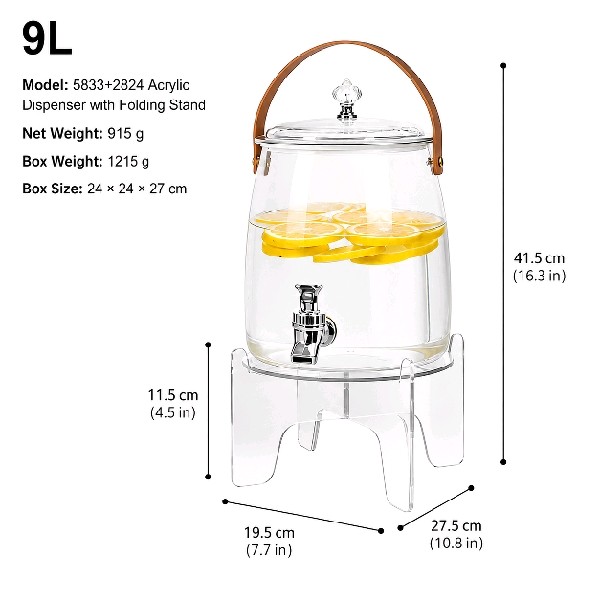 New Acrylic Stand Dispenser--