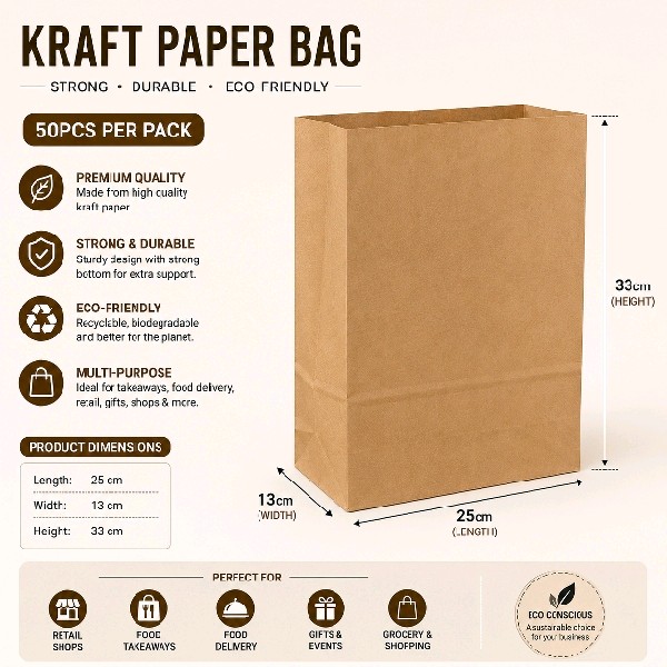 Paper Bag (no handle) 25pcs