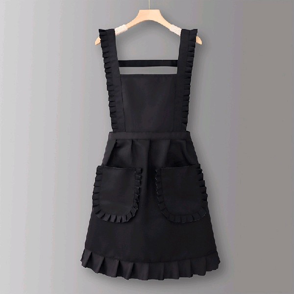 Pleated Apron (black)