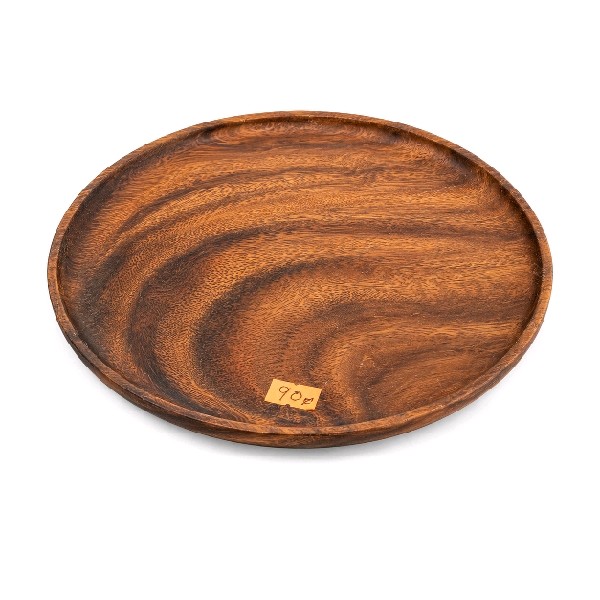 Small wooden plate
