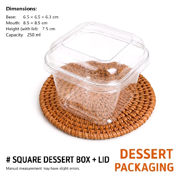 Square Disposable Bowl (50pcs )