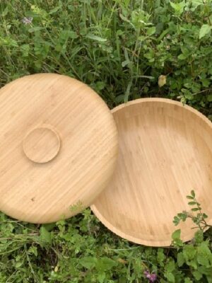 Wooden Bowl with Lid