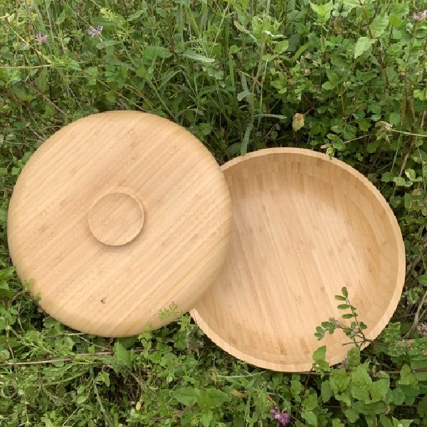 Wooden Bowl with Lid