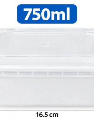 Kraft bowl white 750ml(50pcs)