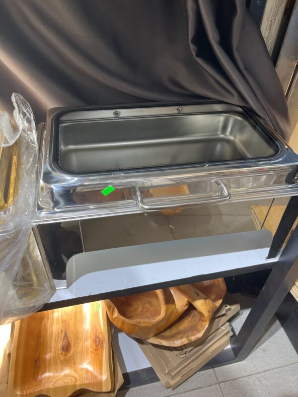 Silver rectangular Chaffer