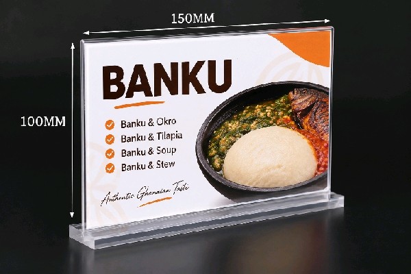 Acrylic Menu Holder (T) (5pcs)