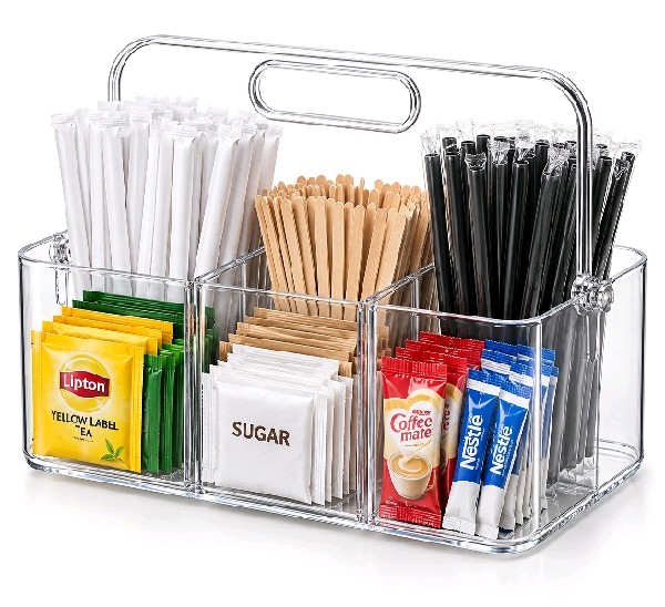 Acrylic straw holder