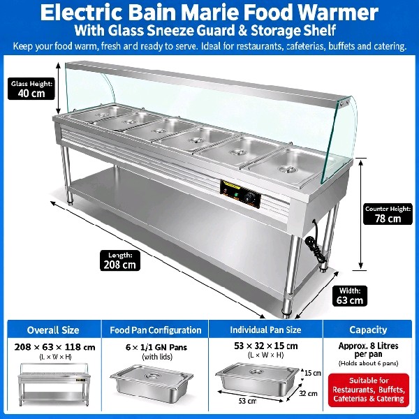 Electric Baine Marie (6in1)