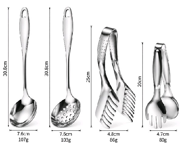 Ladle set (silver )