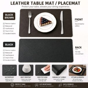 Leather table mat