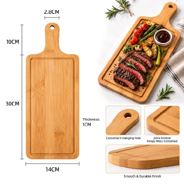 Rectangular Wooden Plate