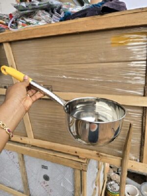 Soup disher (plastic handle)
