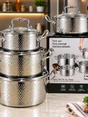 Stainless 4 Set Cookware
