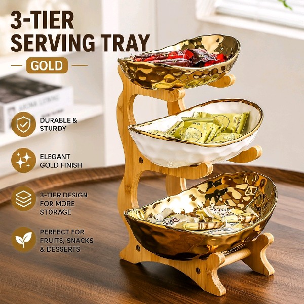 Wooden 3tier