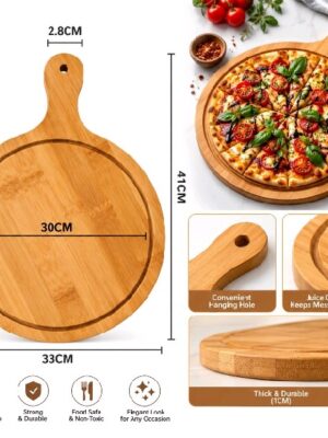 Wooden Bowl with Handle