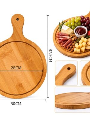 Wooden Bowl with Handle (sold as a pair)