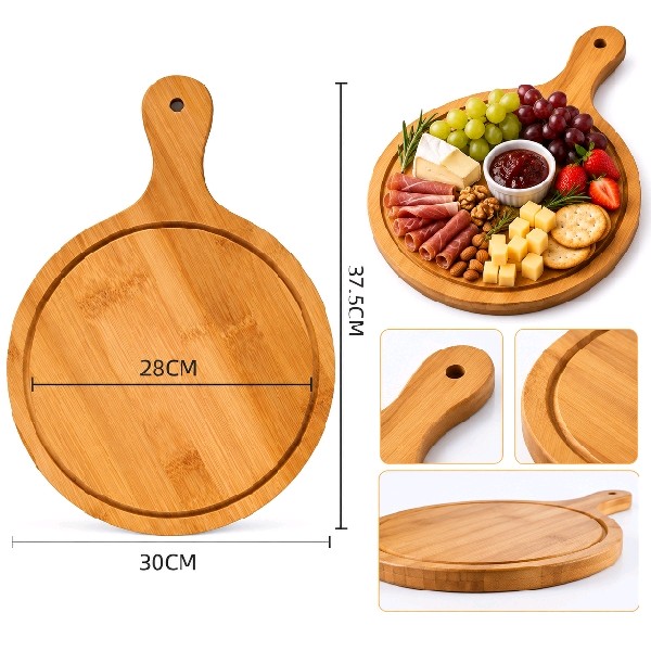 Wooden Bowl with Handle (sold as a pair) Wooden Bowl with Handle (sold as a pair)