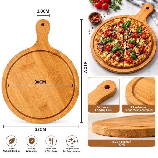 Wooden Bowl with Handle Wooden Bowl with Handle