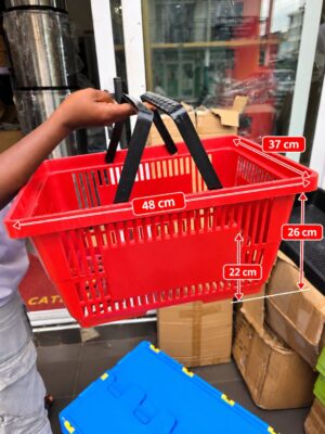 Supermarket basket (red)
