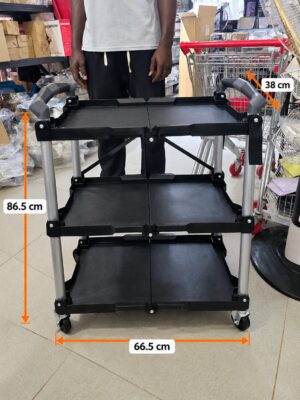 Foldable trolley (black )