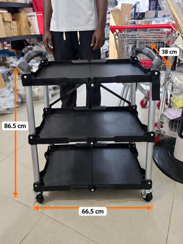 Foldable trolley (black )